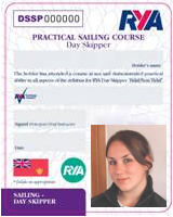 RYA Coastal Skipper Practical Course Certificate